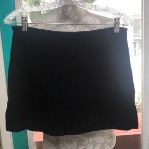 Black Velvet Skort